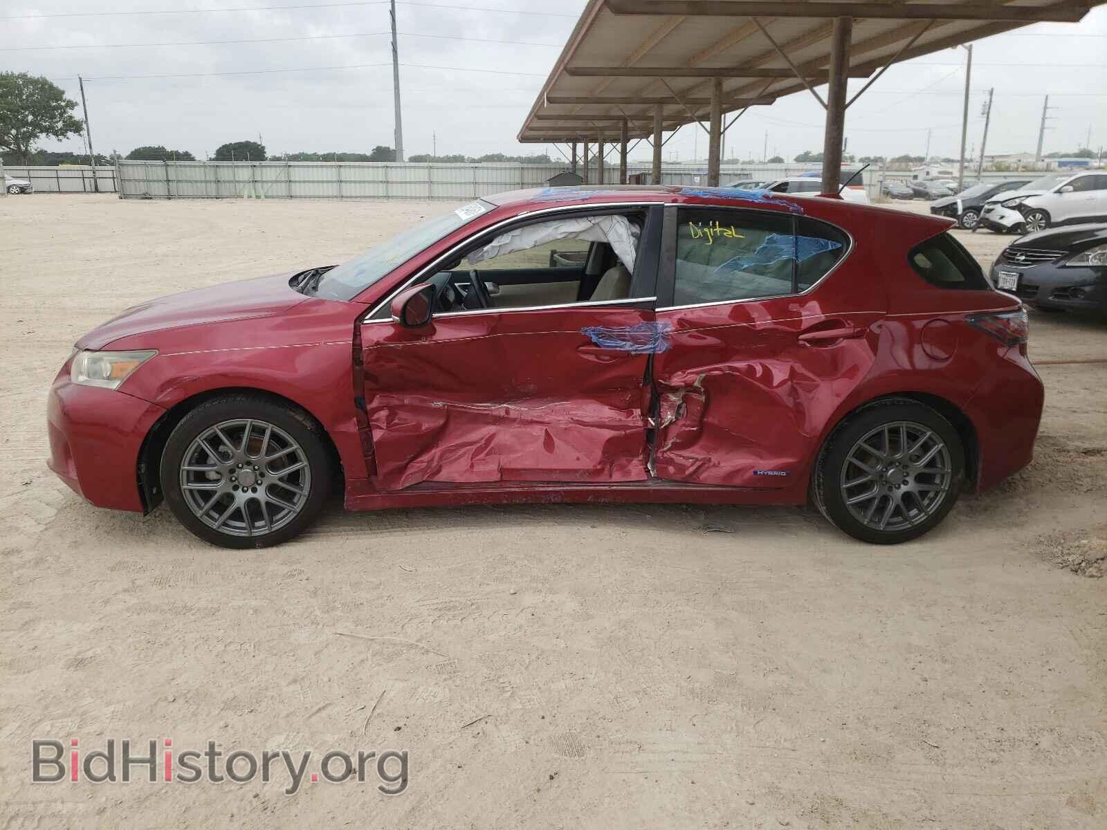 2012 LEXUS CT 200 - VIN: JTHKD5BH6C2071062 - Фото 9