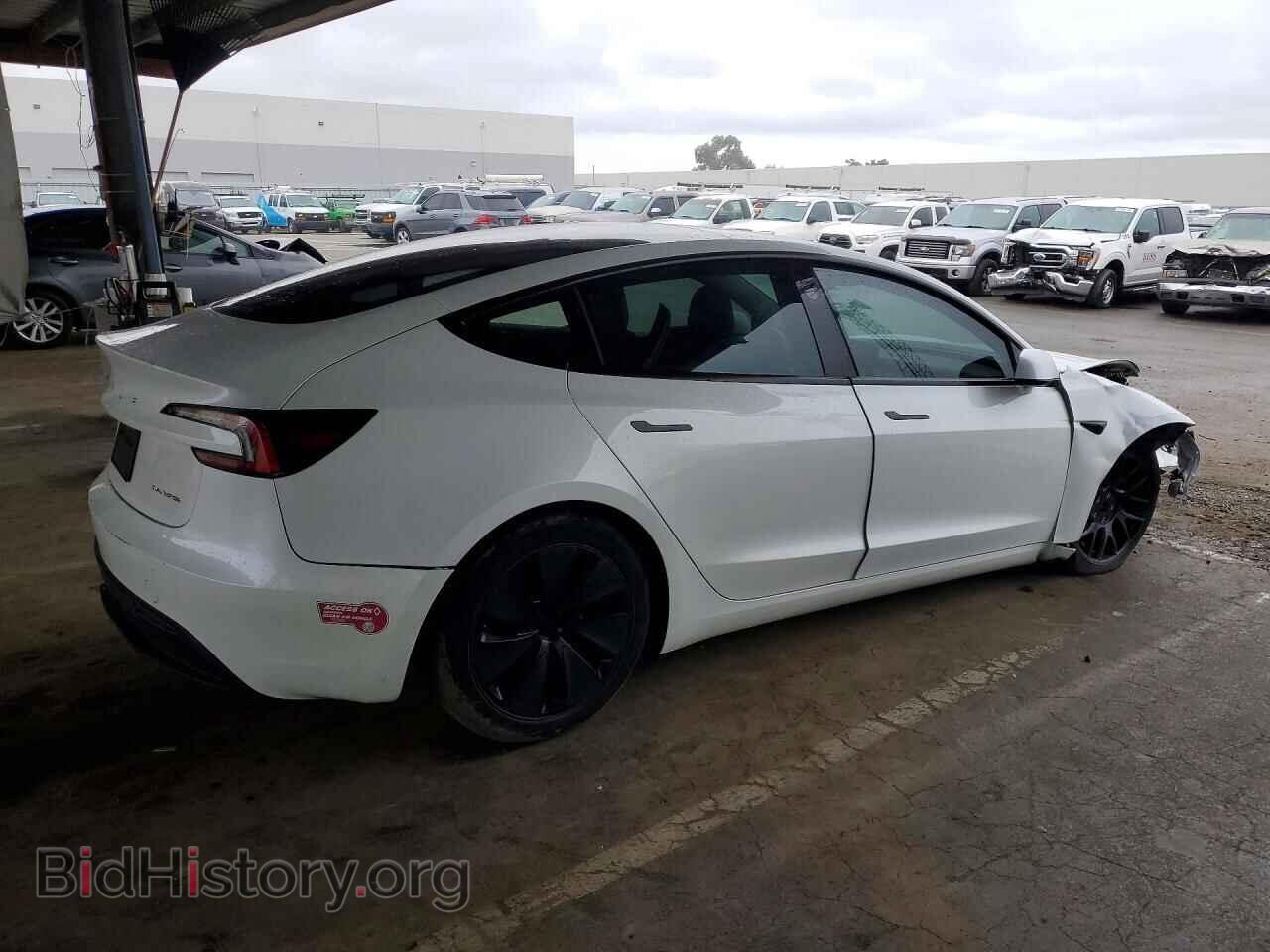 2024 TESLA MODEL 3 - VIN: 5YJ3E1EB0RF798593 - Фото 3