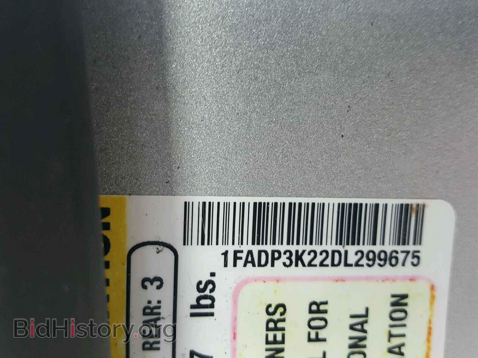 2013 FORD FOCUS - VIN: 1FADP3K22DL299675 - Фото 10