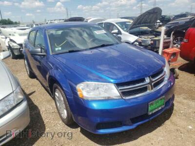 2013 Dodge AVENGER Avenger SE, синий — VIN 1C3CDZAB5DN594040, Copart