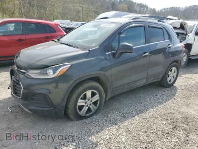 2017 Chevrolet TRAX 1LT, серый — VIN 3GNCJPSB7HL229637, Copart