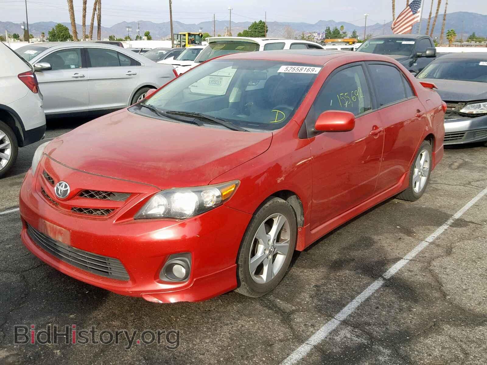2012 TOYOTA COROLLA BA - VIN: 2T1BU4EEXCC835087 - Фото 2