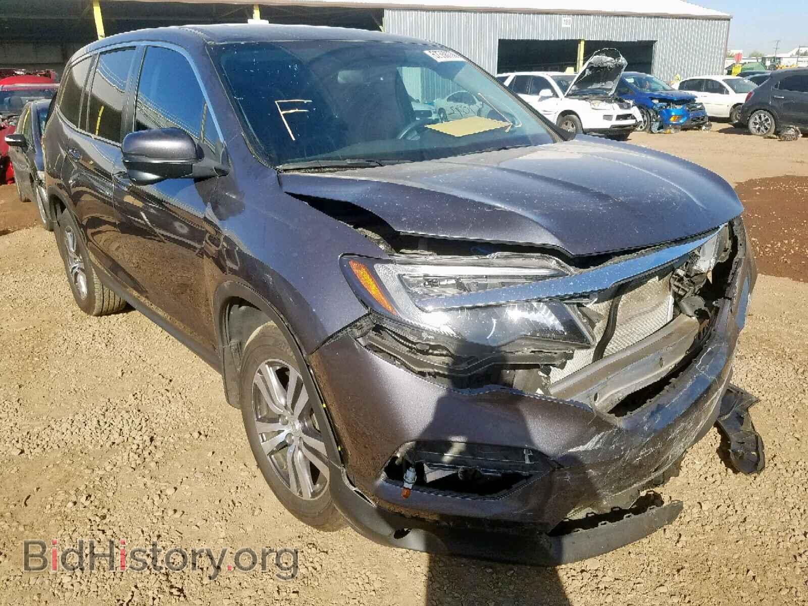 Photo 5FNYF5H83GB039301 - HONDA PILOT EXL 2016