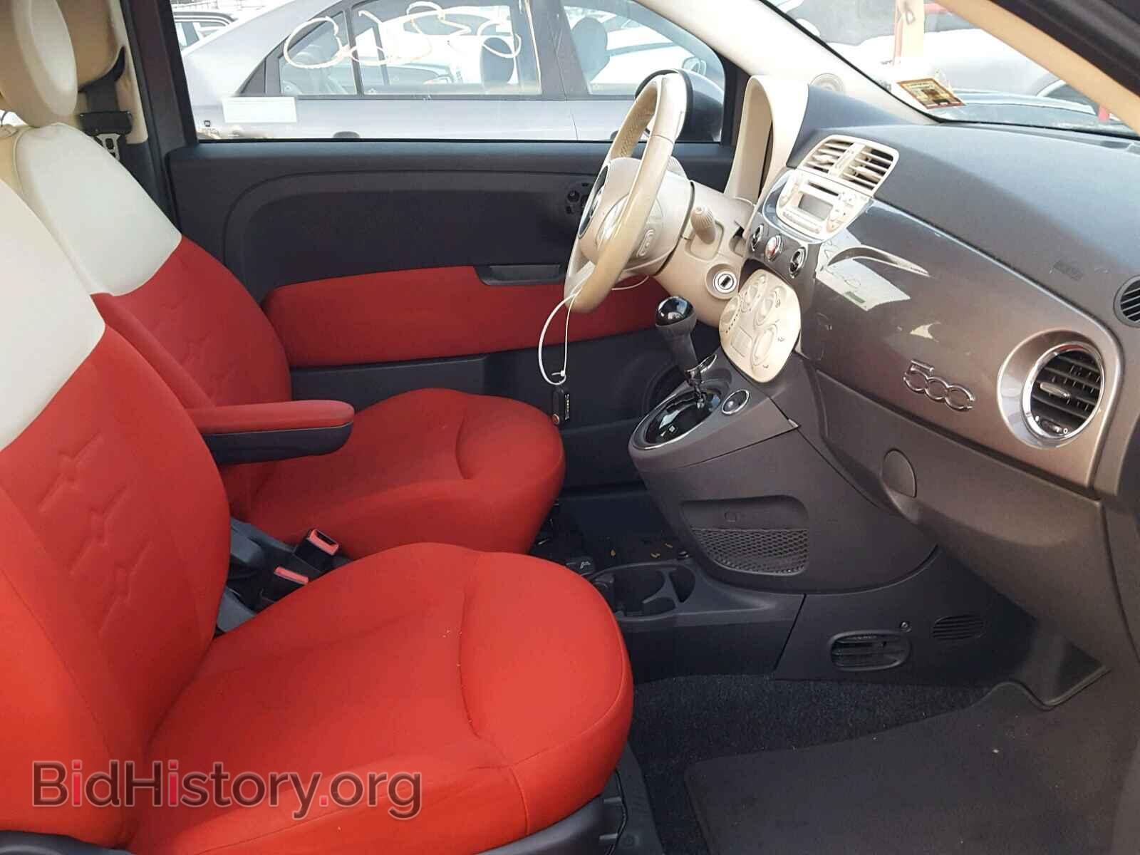 2012 FIAT 500 - VIN: 3C3CFFAR5CT106239 - Фото 5