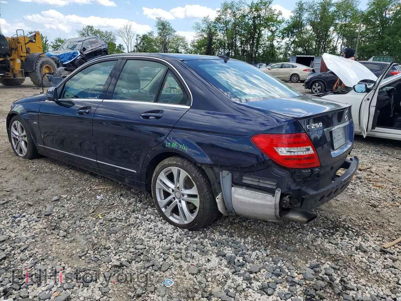 2012 MERCEDES-BENZ C-CLASS - VIN: WDDGF4HB7CA603106 - Фото 2