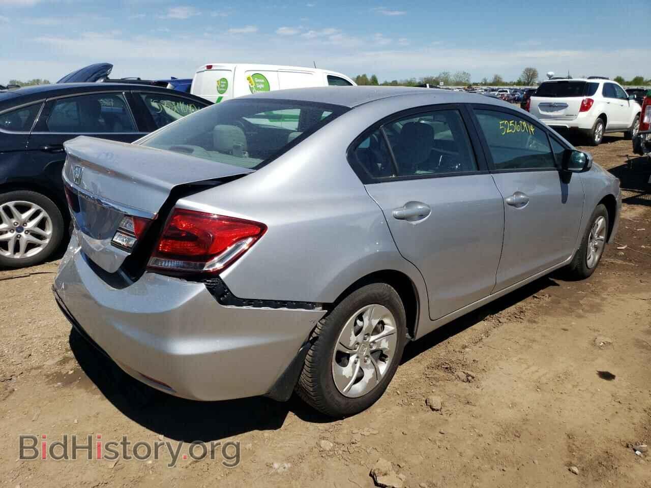 2014 HONDA CIVIC - VIN: 19XFB2F5XEE007054 - Фото 3