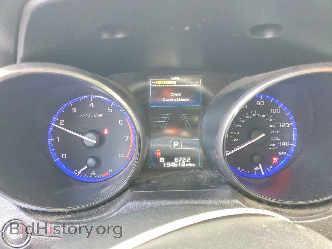 2016 SUBARU OUTBACK - VIN: 4S4BSANC9G3295051 - Фото 9
