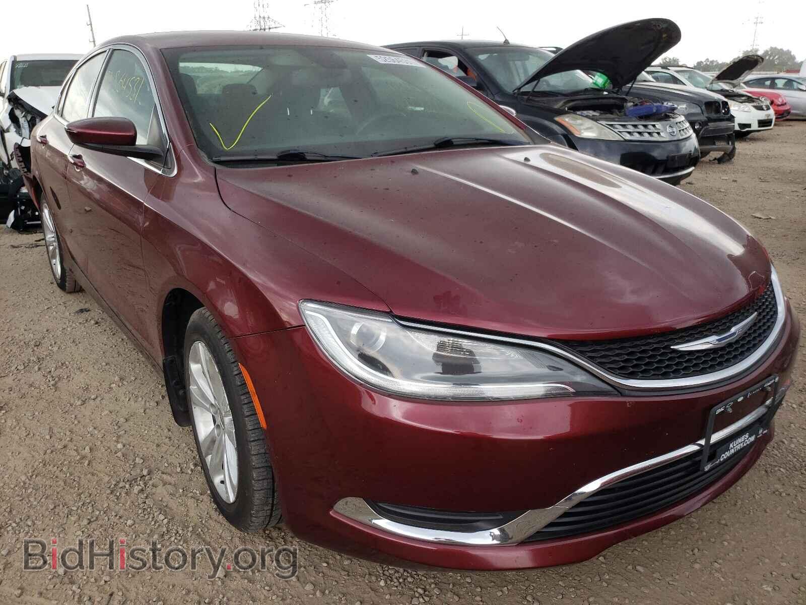Фотография 1C3CCCAB7FN596598 - CHRYSLER 200 2015