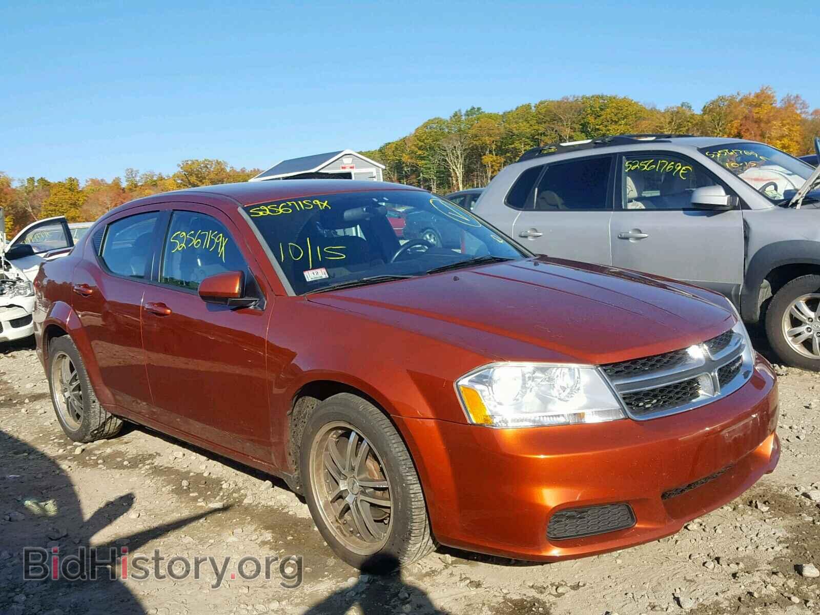 Фотография 1C3CDZCB9CN234247 - DODGE AVENGER 2012