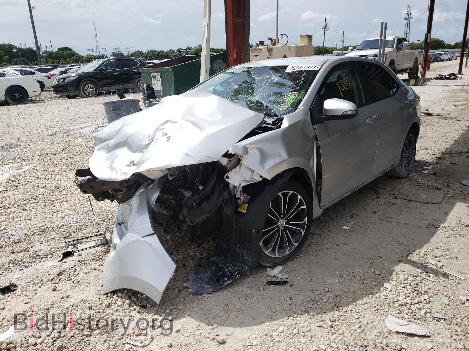 2014 TOYOTA COROLLA - VIN: 2T1BURHEXEC124730 - Photo 2