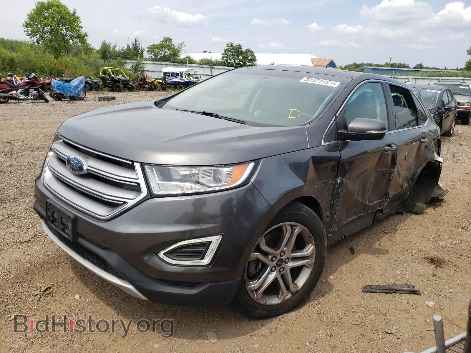 2015 FORD EDGE - VIN: 2FMTK4K80FBC28181 - Фото 2