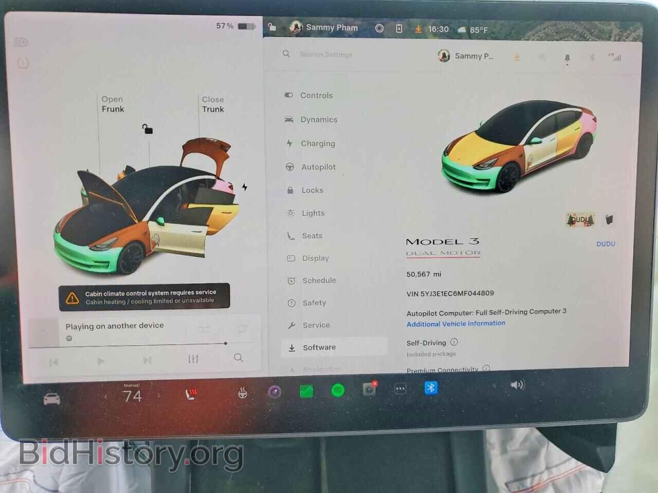 2021 TESLA MODEL 3 - VIN: 5YJ3E1EC6MF044809 - Photo 9