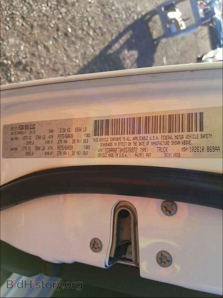 2017 RAM 1500 - VIN: 1C6RR6FT0HS576972 - Фото 10