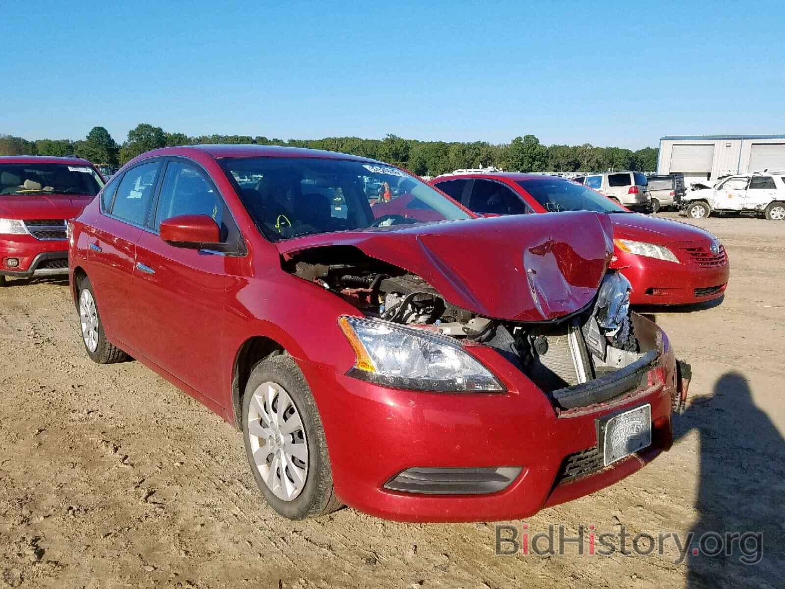 Photo 3N1AB7APXEL608320 - NISSAN SENTRA 2014