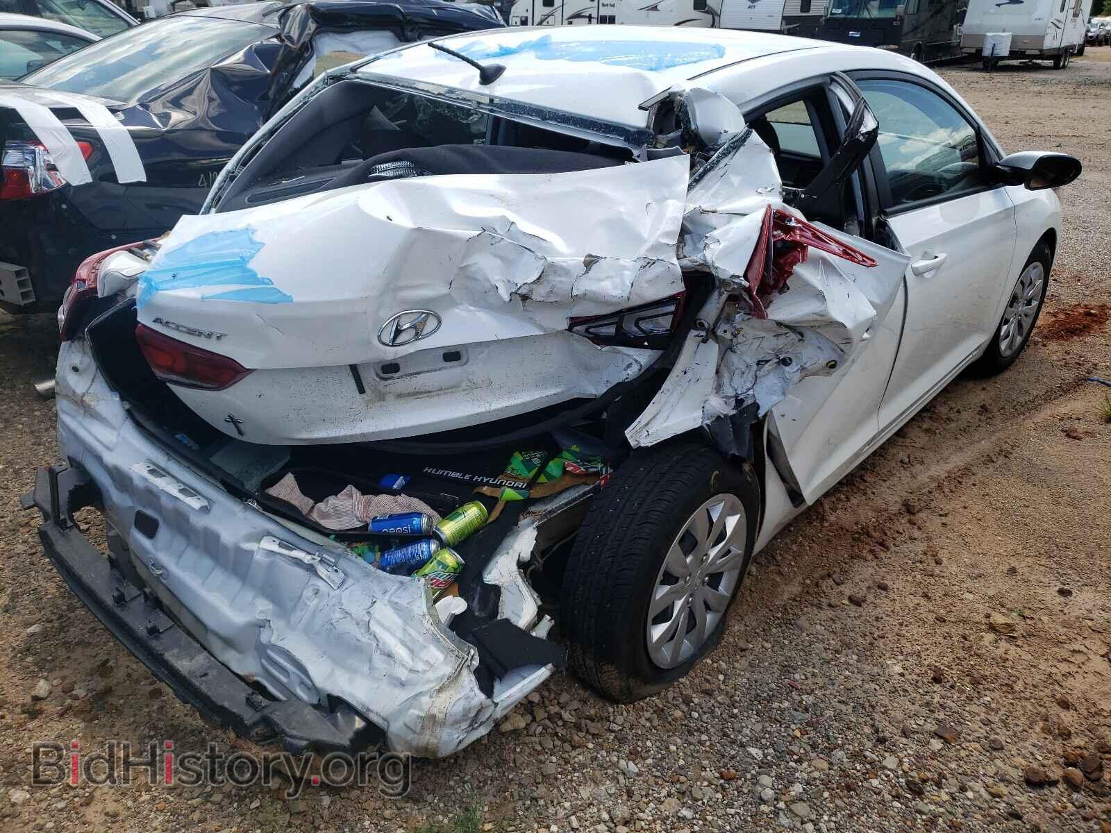 2020 HYUNDAI ACCENT - VIN: 3KPC24A66LE109155 - Фото 4