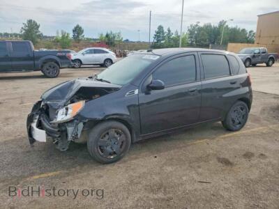 2011 Chevrolet AVEO LS, black — VIN KL1TD6DEXBB153977, Copart
