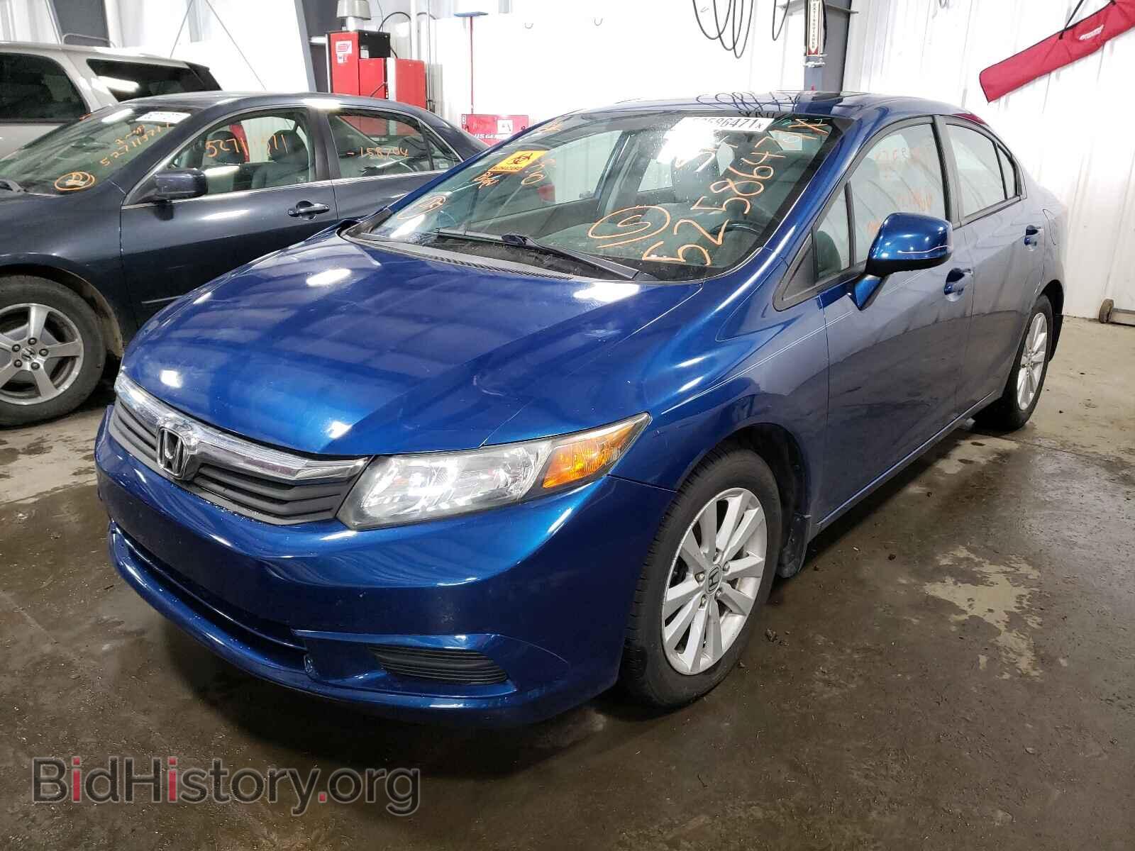 2012 HONDA CIVIC - VIN: 2HGFB2F90CH567266 - Фото 2