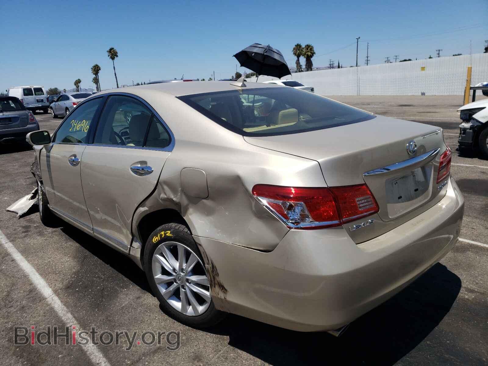 2012 LEXUS ES350 - VIN: JTHBK1EG2C2485442 - Фото 3
