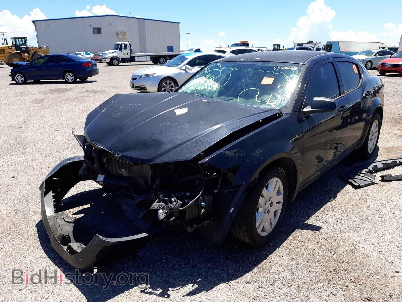 2014 DODGE AVENGER - VIN: 1C3CDZAB6EN227925 - Фото 2