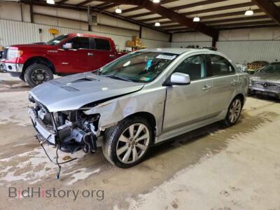2014 Mitsubishi LANCER Ralliart, silver — VIN JA32V6FV7EU009521, Copart
