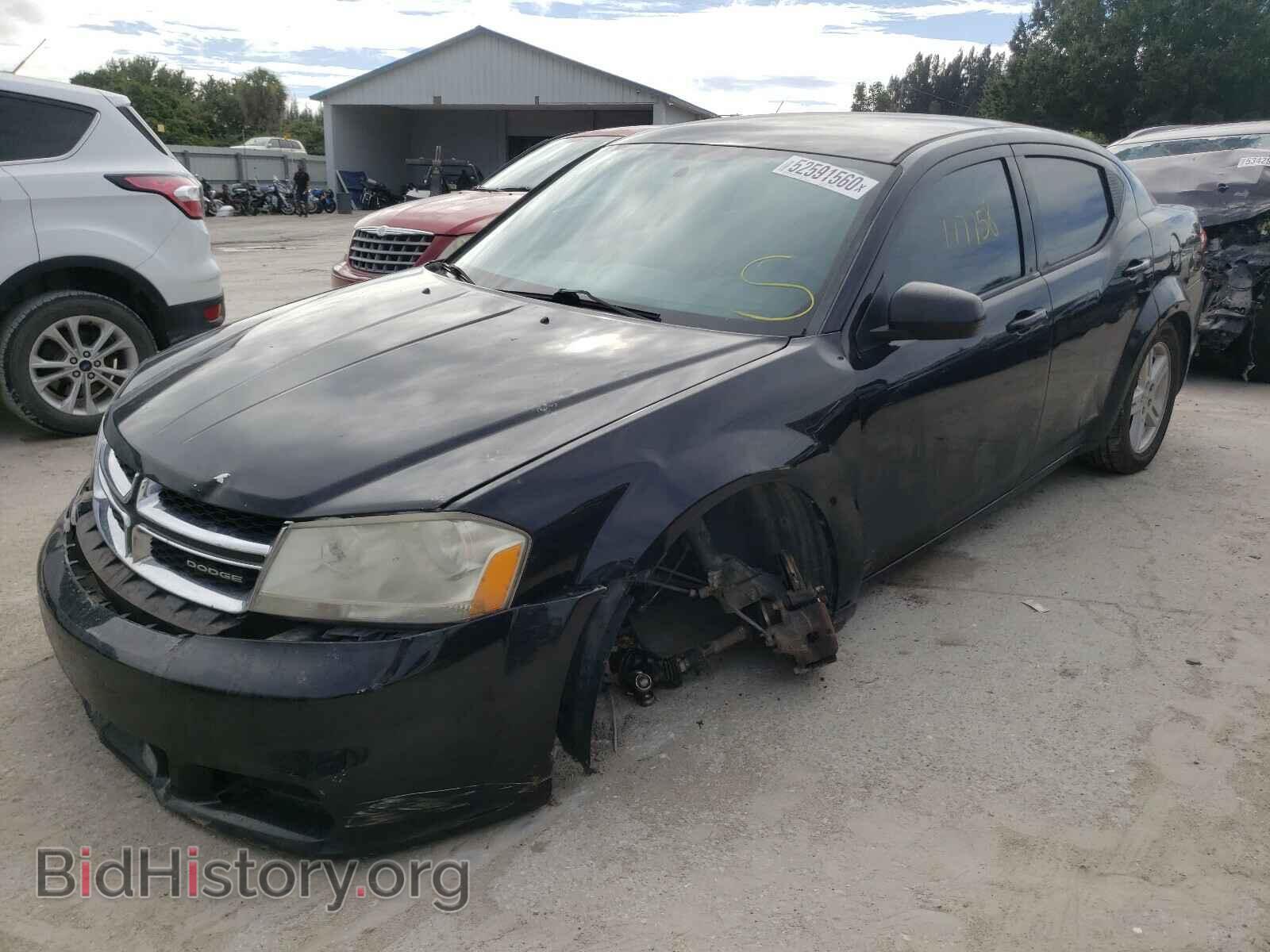 2011 DODGE AVENGER - VIN: 1B3BD1FB3BN561814 - Фото 2