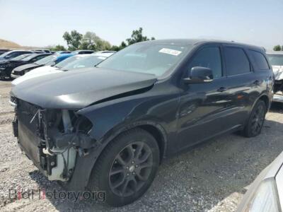 2016 Dodge DURANGO R/T, черный — VIN 1C4SDHCT5GC430049, Copart