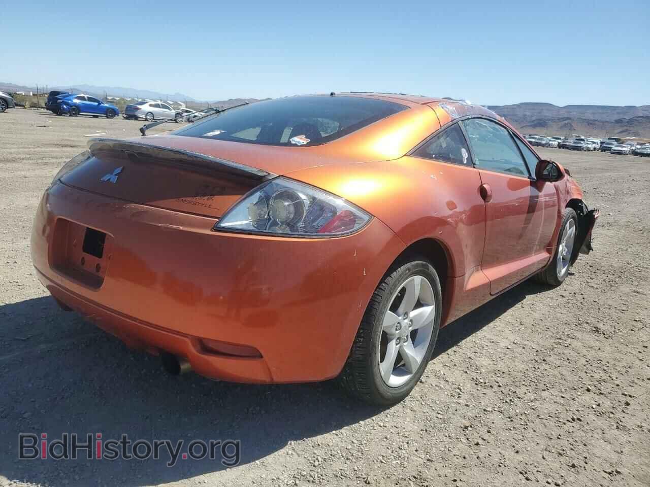 2006 MITSUBISHI ECLIPSE - VIN: 4A3AK24FX6E059607 - Фото 3