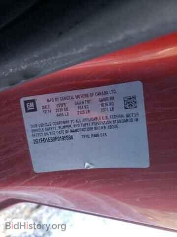 2015 CHEVROLET CAMARO - VIN: 2G1FD1E30F9195886 - Фото 10
