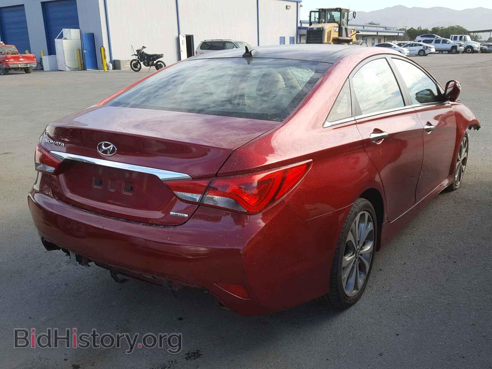 2014 HYUNDAI SONATA - VIN: 5NPEC4AC8EH829065 - Фото 4