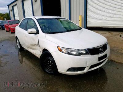 2012 Kia FORTE EX, white — VIN KNAFU4A22C5634582, Copart