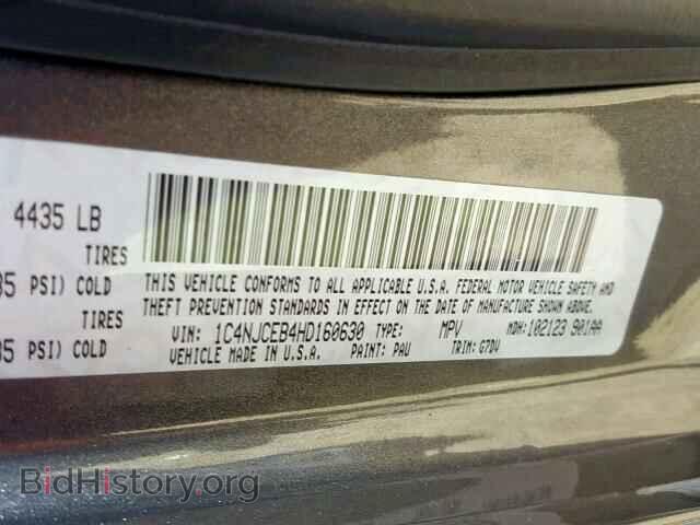 2017 JEEP COMPASS LA - VIN: 1C4NJCEB4HD160630 - Фото 10