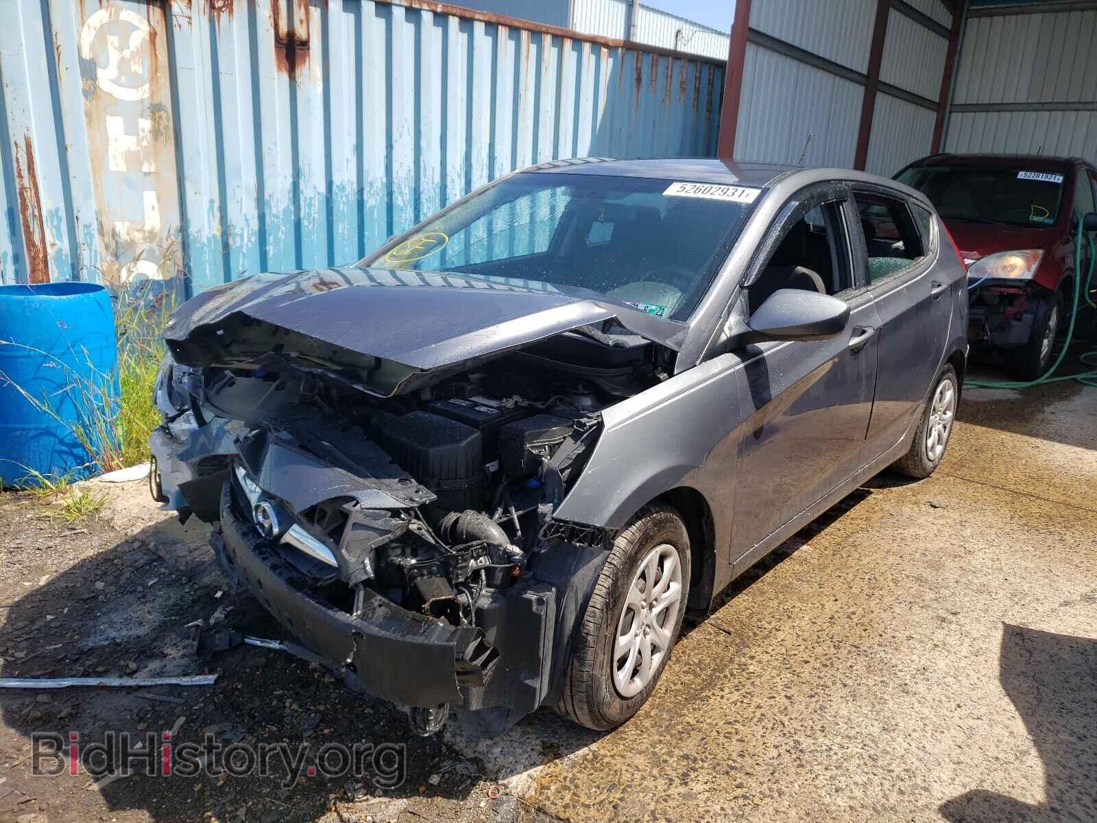 2013 HYUNDAI ACCENT - VIN: KMHCT5AE6DU080085 - Фото 2