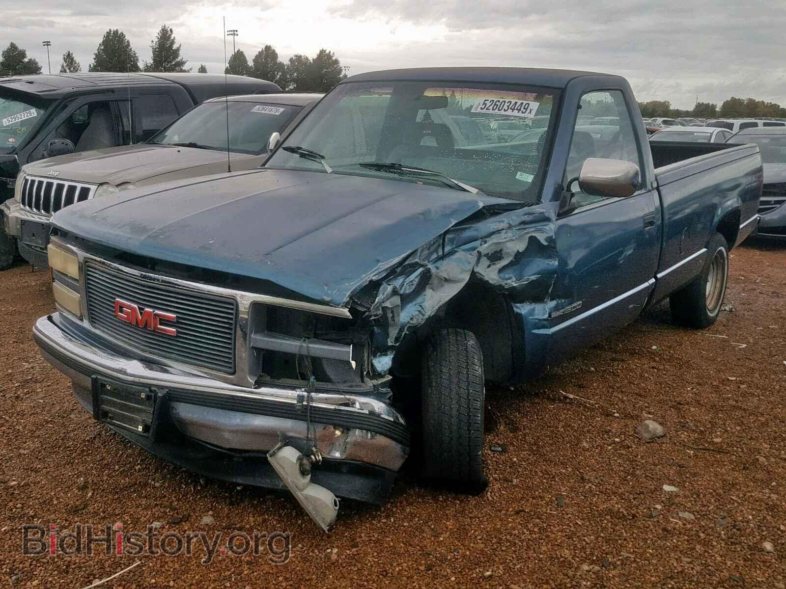 1992 GMC SIERRA C15 - VIN: 1GTDC14K9NZ540489 - Фото 2