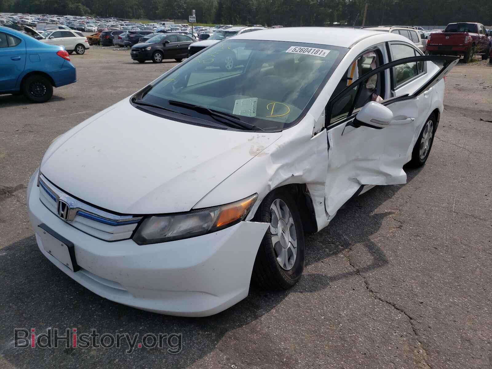 2012 HONDA CIVIC - VIN: JHMFB4F21CS000942 - Фото 2