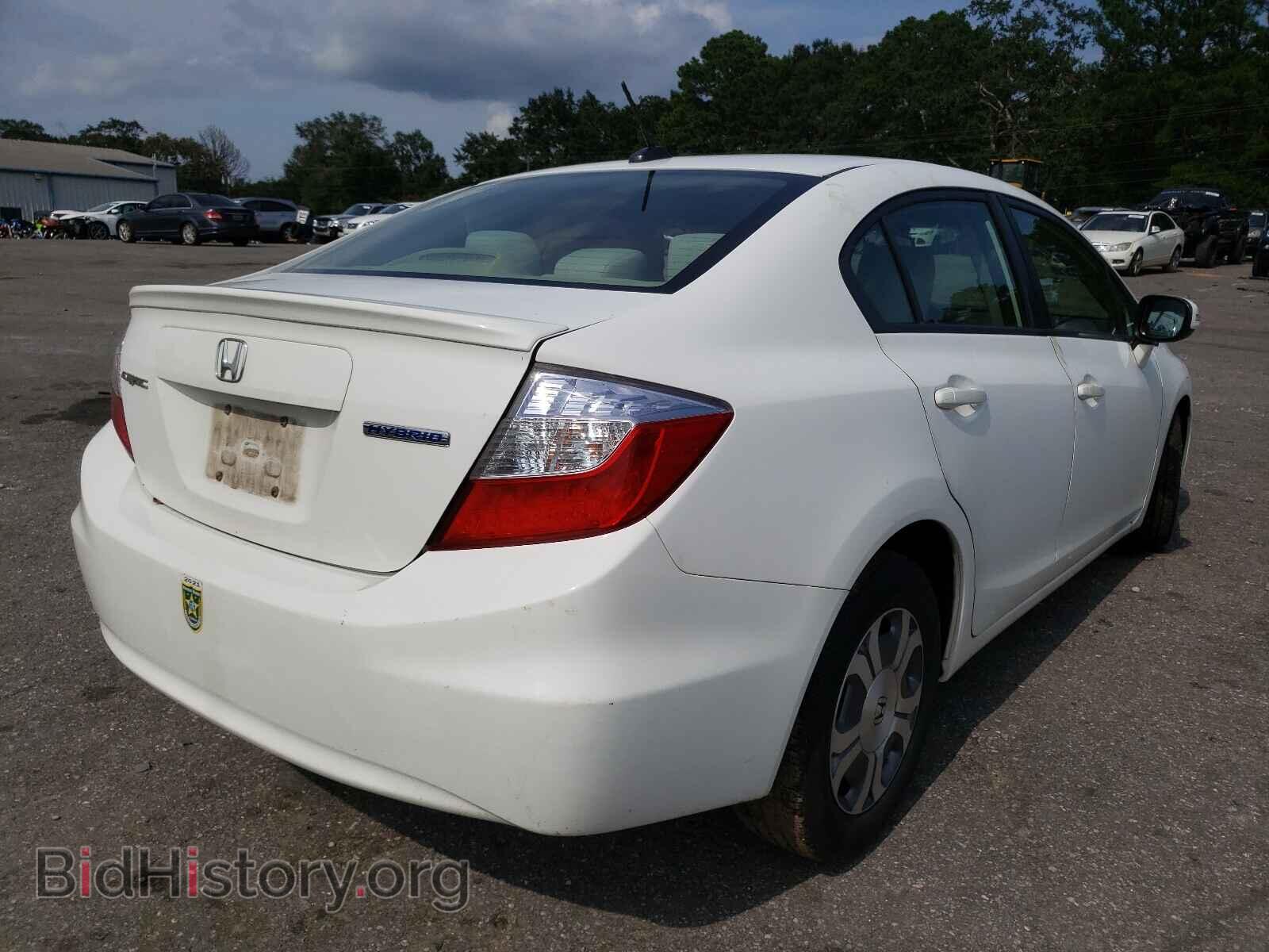 2012 HONDA CIVIC - VIN: JHMFB4F21CS000942 - Фото 4