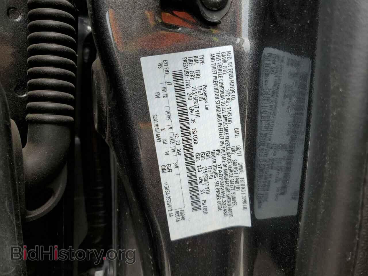 2017 FORD FOCUS - VIN: 1FADP3N24HL320480 - Photo 14