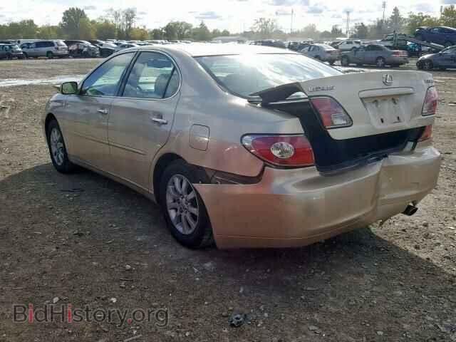 2003 LEXUS ES300 - VIN: JTHBF30G030099542 - Фото 3