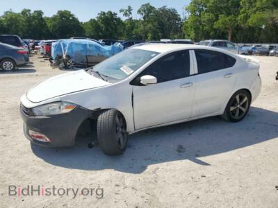 2013 Dodge DART Limited, white — VIN 1C3CDFCB5DD325635, Copart