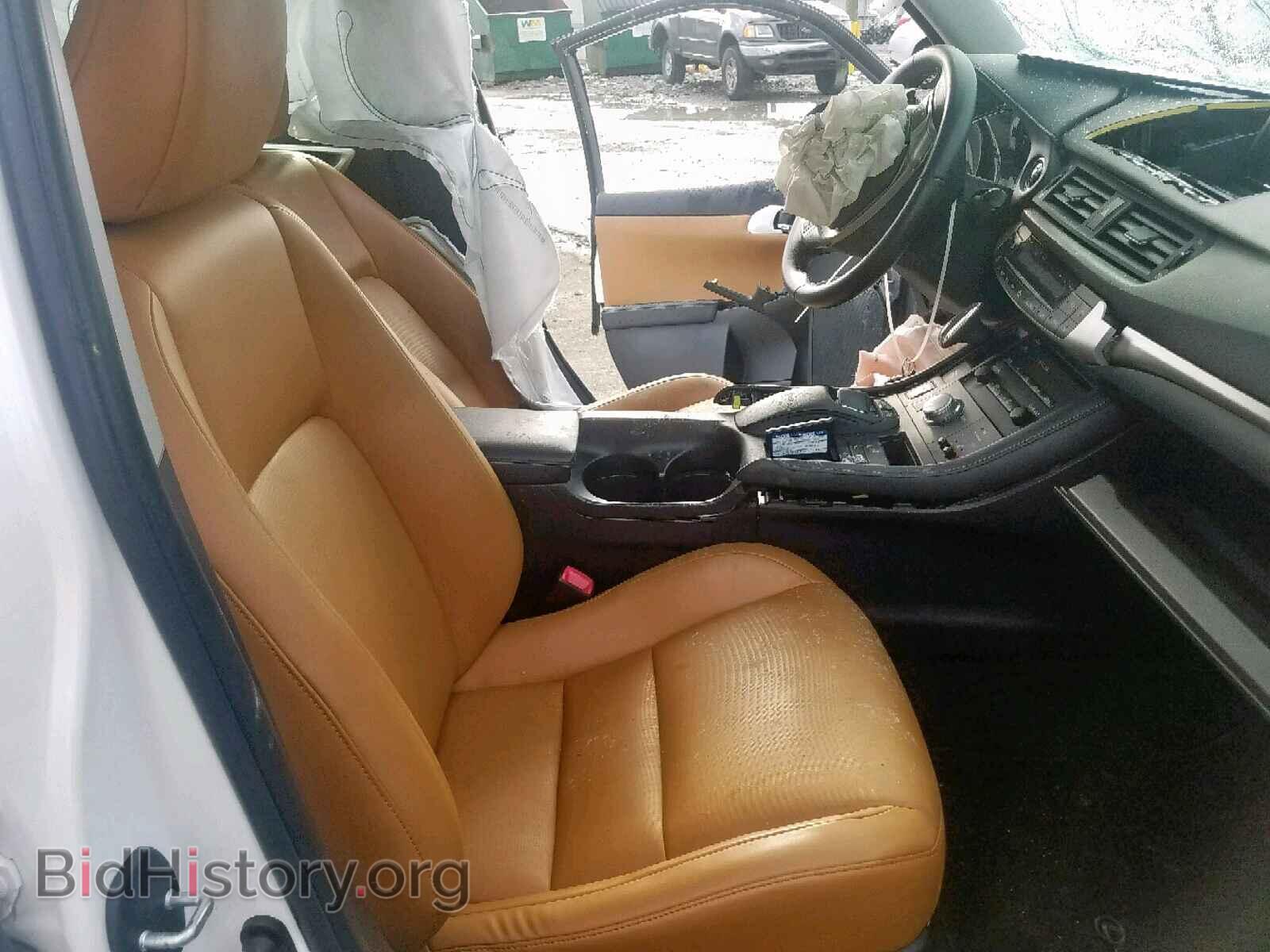 2012 LEXUS CT 200 - VIN: JTHKD5BH4C2106083 - Фото 5