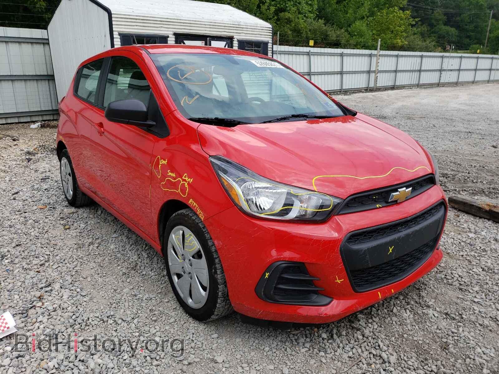 Photo KL8CB6SA4GC590494 - CHEVROLET SPARK 2016