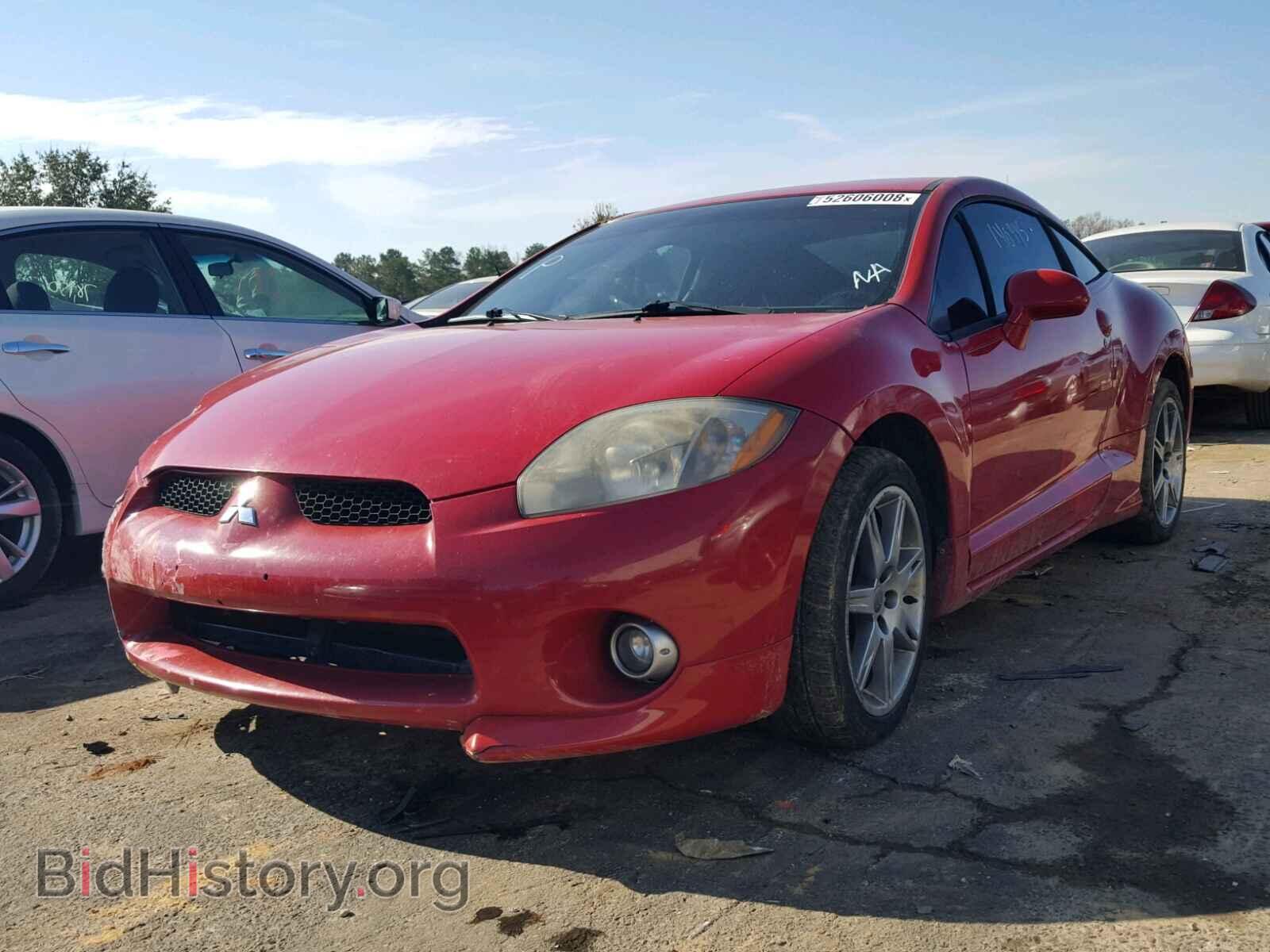2006 MITSUBISHI ECLIPSE - VIN: 4A3AK44T36E037191 - Фото 2