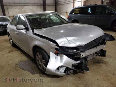 2011 Audi A4 A4 Premium, silver — VIN WAUBFAFL2BN005038, Copart