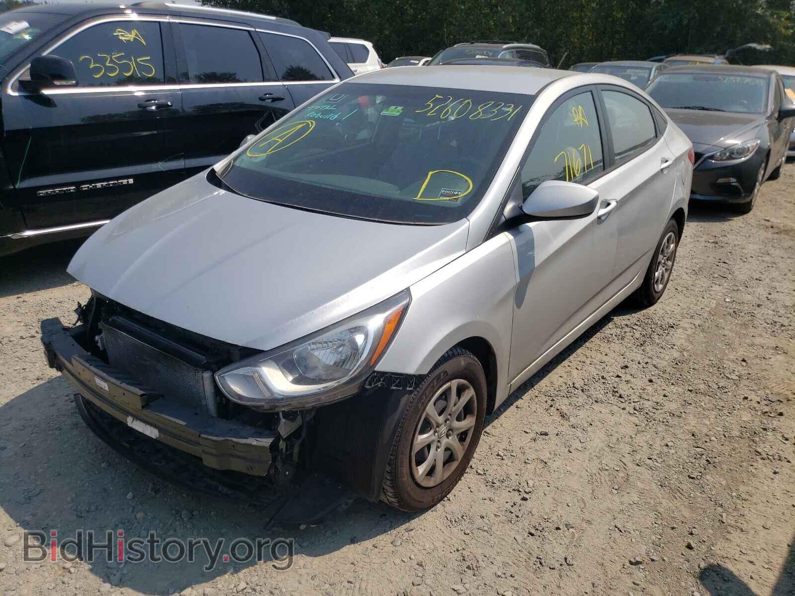 2014 HYUNDAI ACCENT - VIN: KMHCT4AE8EU731177 - Фото 2