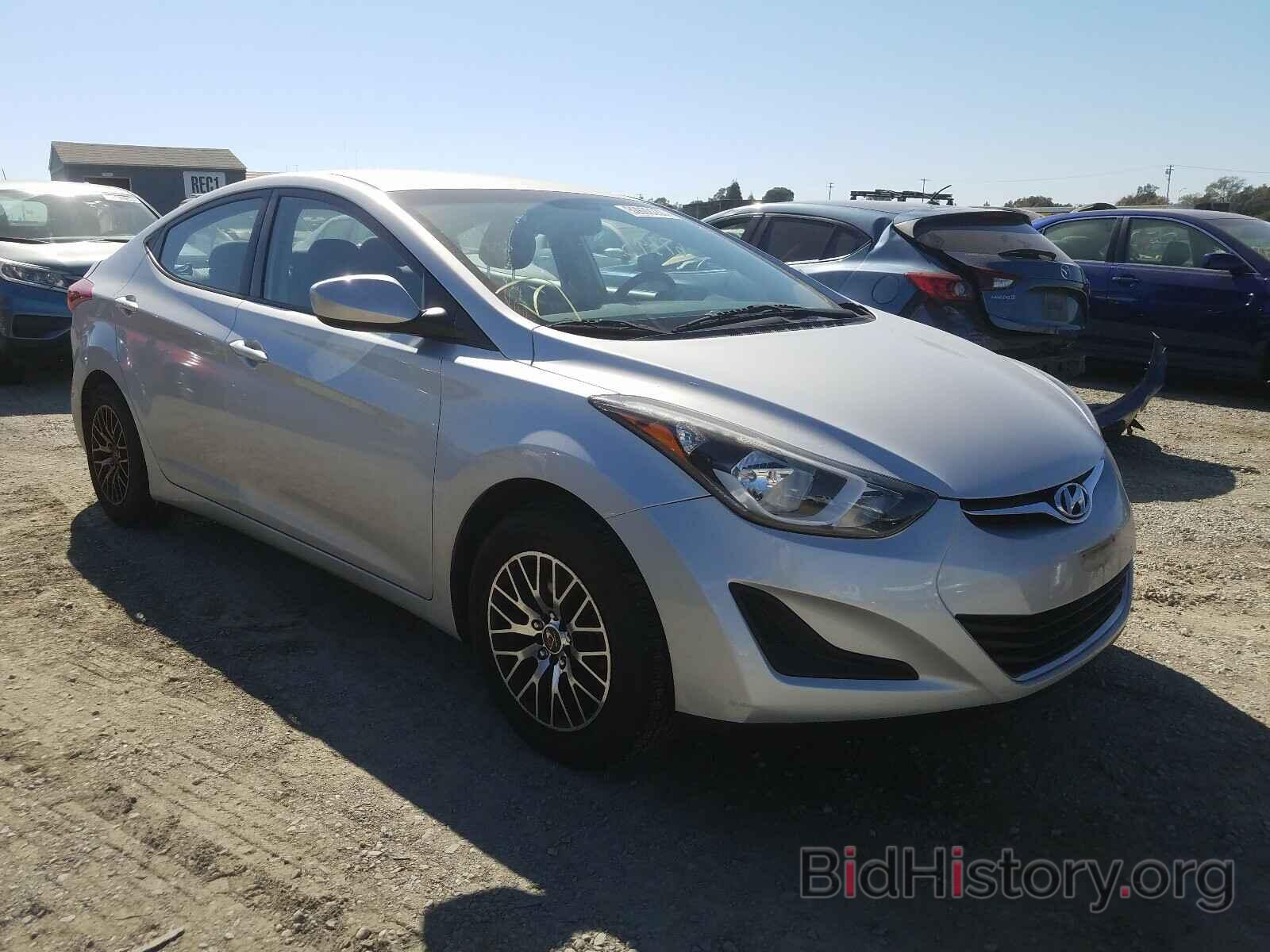 Фотография 5NPDH4AE6GH667034 - HYUNDAI ELANTRA 2016