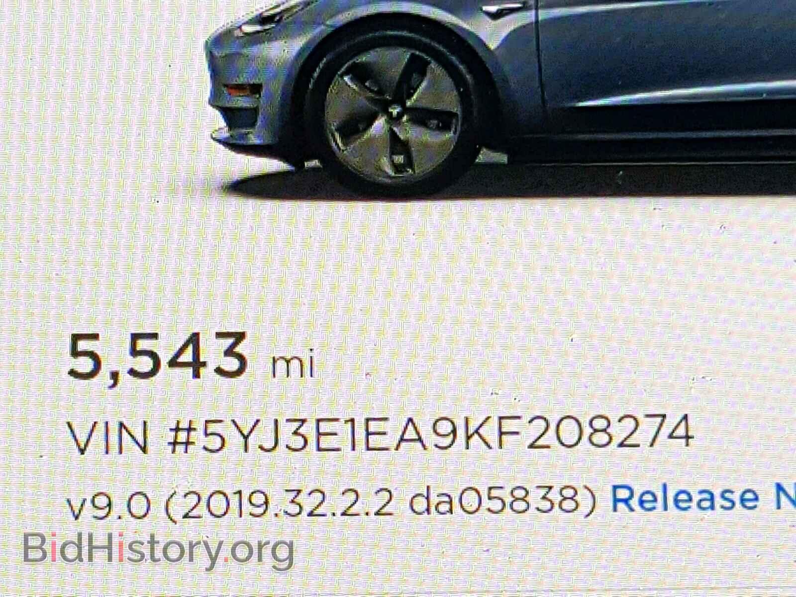 2019 TESLA MODEL 3 - VIN: 5YJ3E1EA9KF208274 - Photo 8