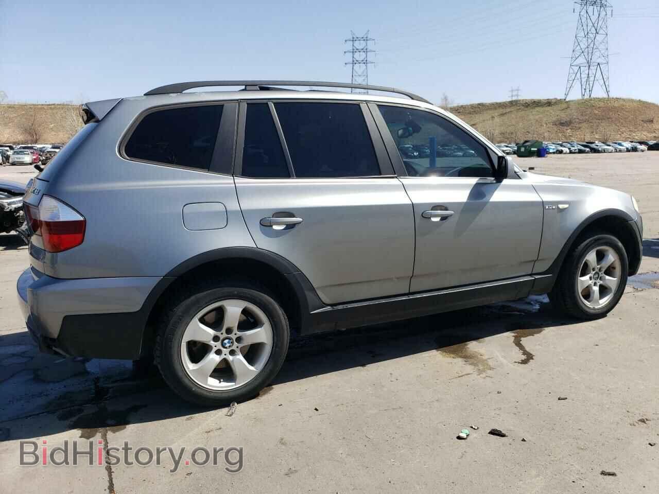 2007 BMW X3 - VIN: WBXPC93497WF24723 - Фото 3