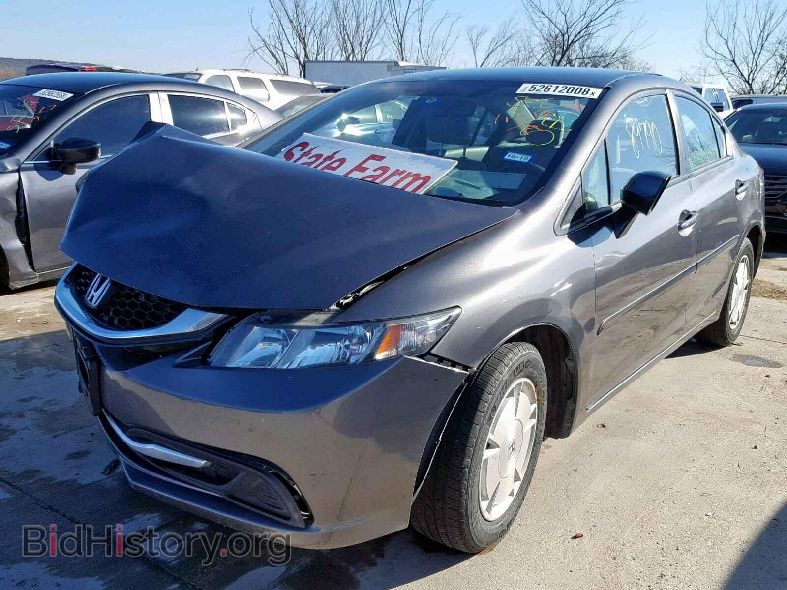2013 HONDA CIVIC - VIN: 2HGFB2F6XDH529809 - Фото 2