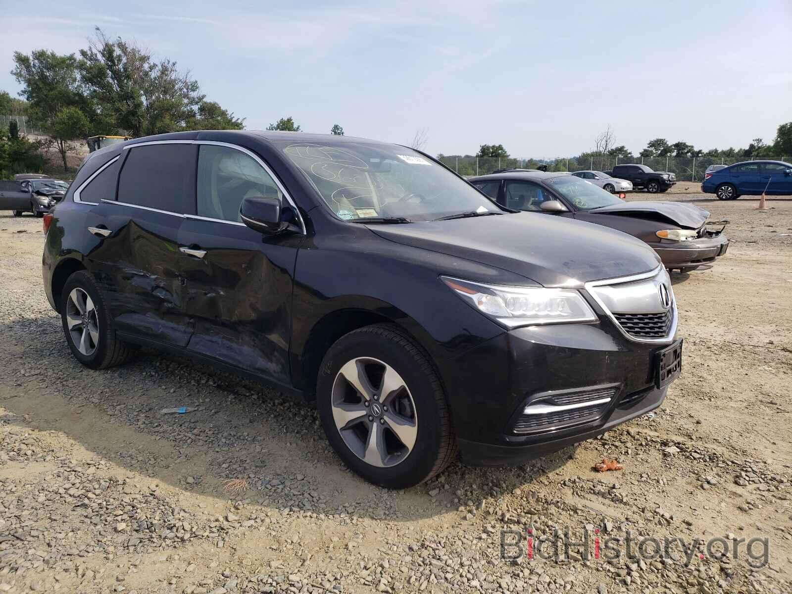 Photo 5FRYD4H22GB043754 - ACURA MDX 2016