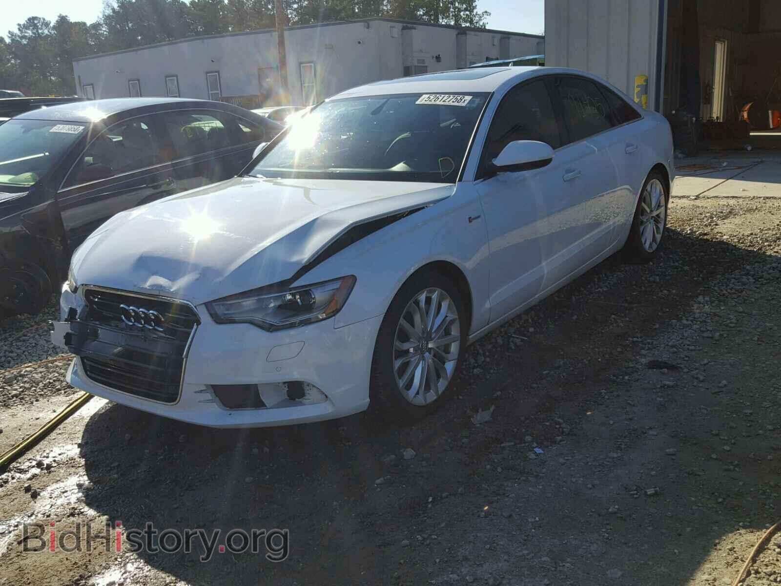 2012 AUDI A6 - VIN: WAUGGAFC8CN165672 - Фото 2