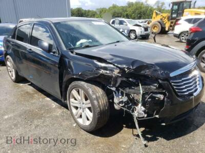 2013 Chrysler 200 200 LX, черный — VIN 1C3CCBAB6DN647158, Copart